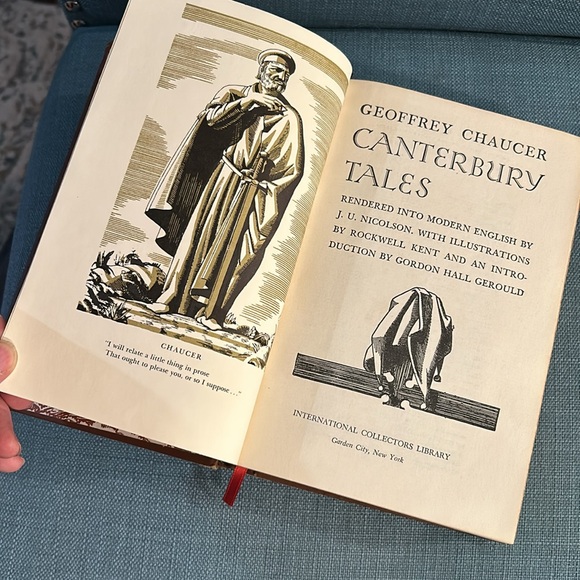 Canterbury Tales by Chaucer, International Collectors Library 1934 - Picture 4 of 8